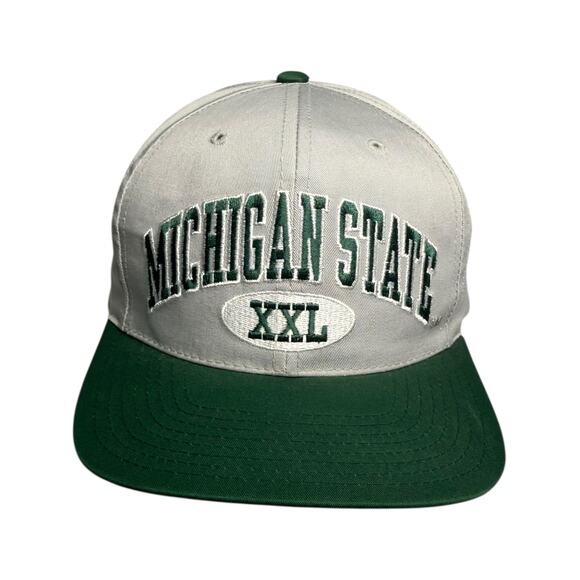 Vintage Michigan State University XXL Snapback Hat OS - Picture 1 of 8